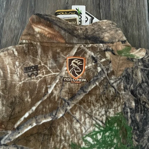 NWT Drake Non-Typical Windproof Silencer Fleece Jacket Realtree Camo 2XL - Picture 14 of 15